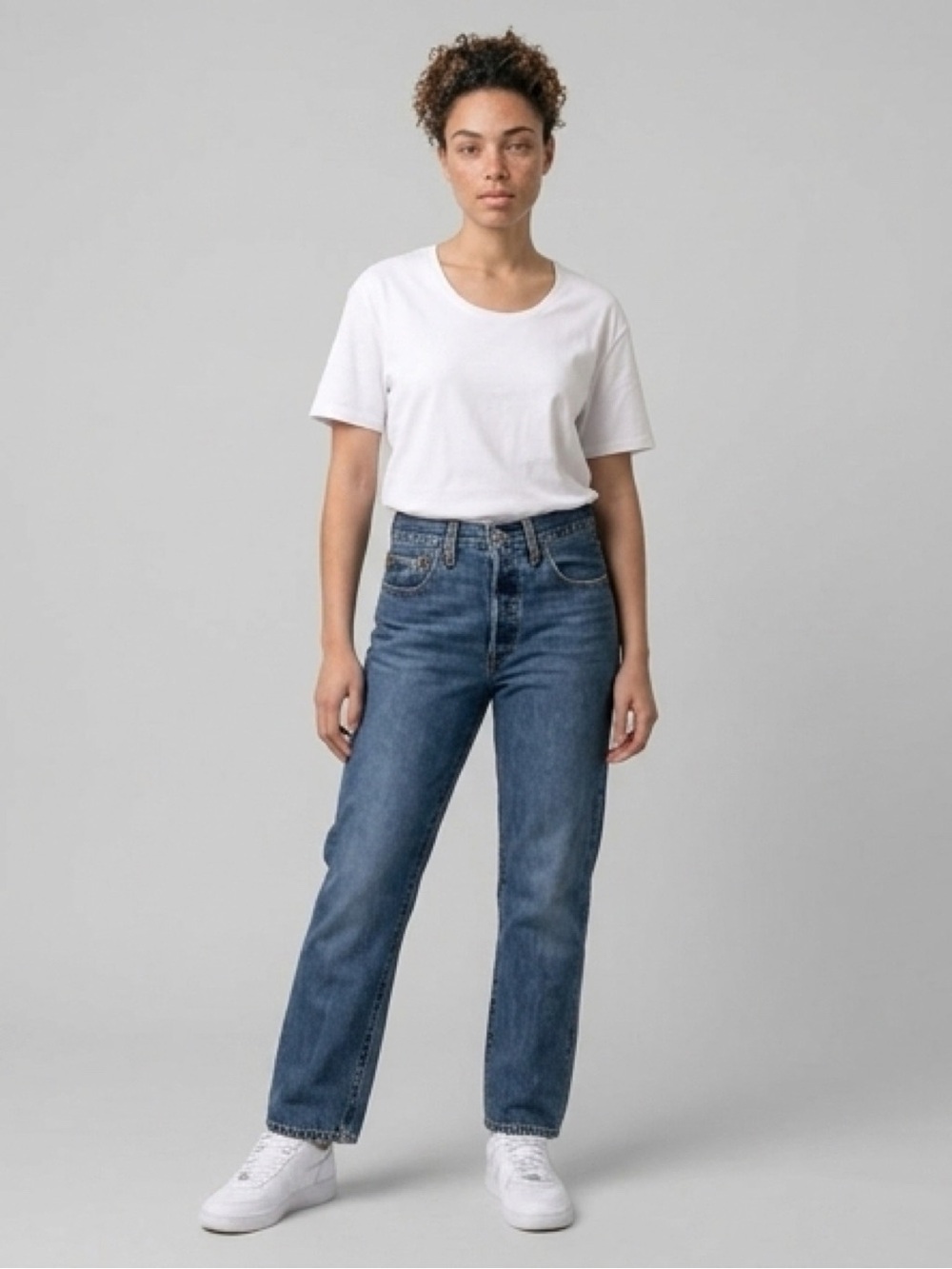 Levi's Women's Straight Leg Button Fly Jeans